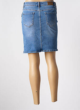 Fustă scurtă buzunare albastru B.S JEANS femeie