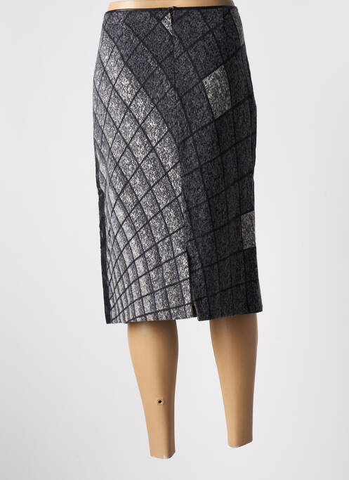 Fustă midi gri SIGNATURE femeie