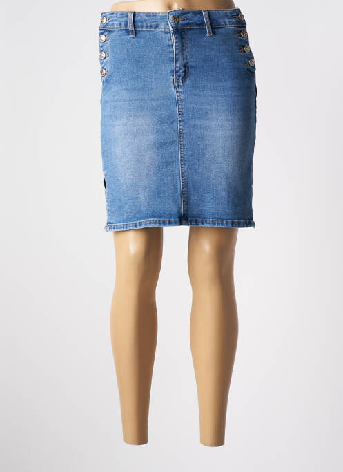 Fustă scurtă albastru B.S JEANS femeie