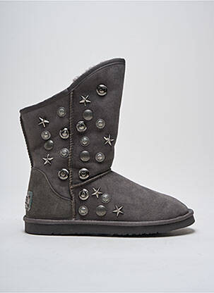 Botine/ghete umplută toc plat până la 3 cm gri AUSTRALIA LUXE COLLECTIVE femeie