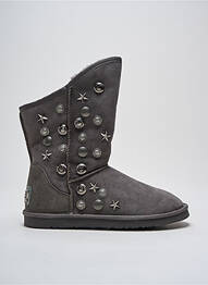 Botine/ghete umplută toc plat până la 3 cm gri AUSTRALIA LUXE COLLECTIVE femeie
