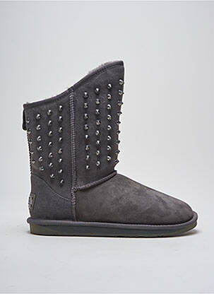 Botine/ghete umplută toc plat până la 3 cm gri AUSTRALIA LUXE COLLECTIVE femeie