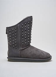 Botine/ghete umplută toc plat până la 3 cm gri AUSTRALIA LUXE COLLECTIVE femeie