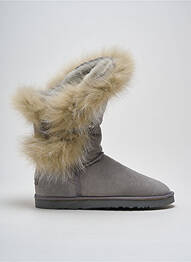 Botine/ghete umplută toc plat până la 3 cm gri AUSTRALIA LUXE COLLECTIVE femeie