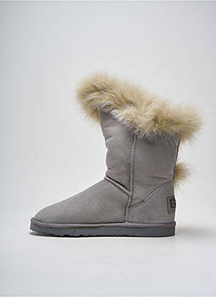 Botine/ghete umplută toc plat până la 3 cm gri AUSTRALIA LUXE COLLECTIVE femeie