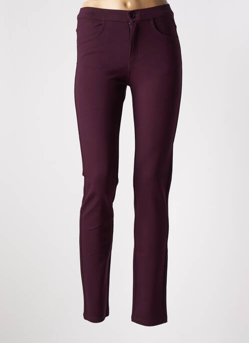 Pantalon slim violet YOULINE femeie