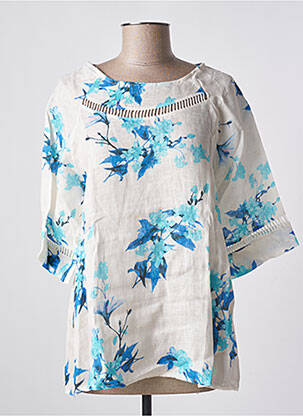 Bluză albastru BLANC BOHEME femeie