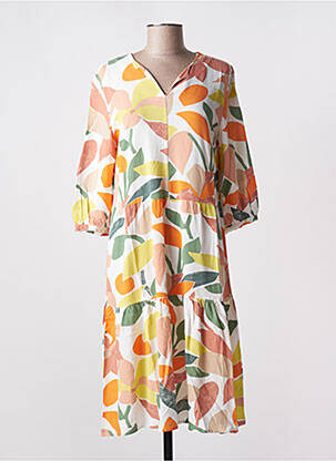 Rochie midi galben M.X.O femeie