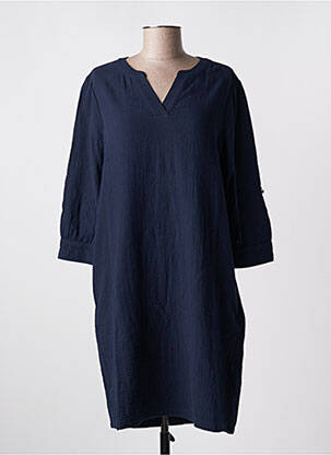 Rochie midi mâneci 3/4 mâneci 3/4 albastru CECIL femeie