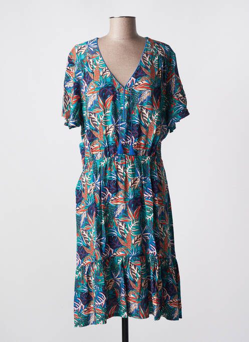 Rochie midi albastru CHRISTINE LAURE femeie