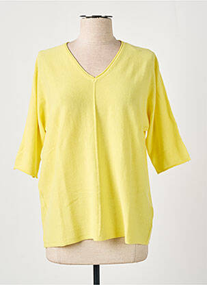 Pulover galben MARBLE femeie