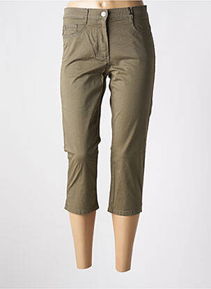 Pantalon trei sferturi elasticitate mărime normală verde BETTY BARCLAY femeie