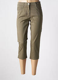 Pantalon trei sferturi elasticitate mărime normală verde BETTY BARCLAY femme
