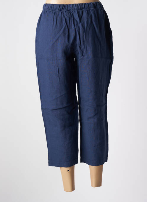 Pantalon trei sferturi albastru CHRISTINE LAURE femeie