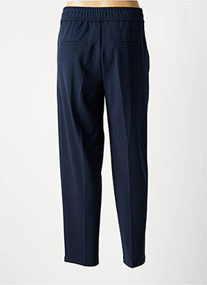 Pantalon drept țesătură crep talie înaltă albastru BETTY BARCLAY femeie