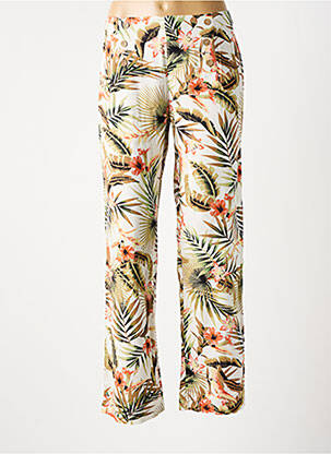 Pantalon drept bej CHRISTINE LAURE femeie