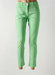 Pantalon 7/8 talie înaltă talie înaltă verde BETTY BARCLAY femme