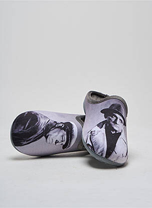 Papuci/Pantofi de casă gri LA MAISON DE L'ESPADRILLE bărbat