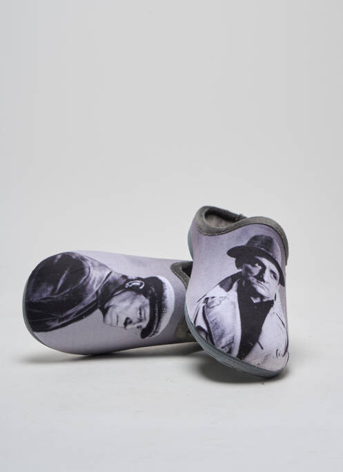 Papuci/Pantofi de casă gri LA MAISON DE L'ESPADRILLE bărbat