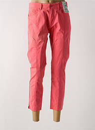 Pantalon 7/8 țesătură poplin mărime normală roz S.QUISE femme