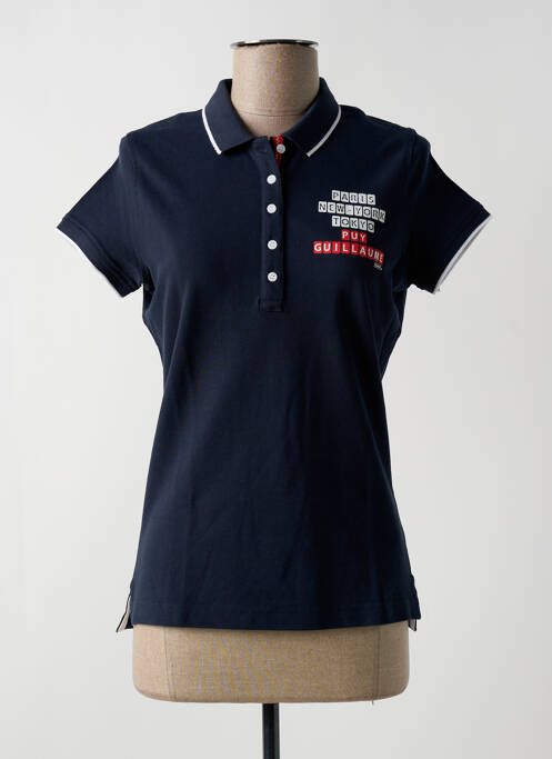 Polo albastru KAPITALES femeie
