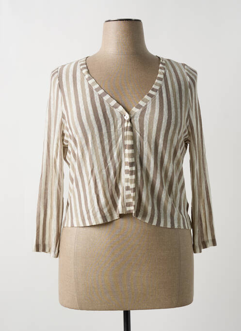 Vestă cu mâneci lungi bej FRED SABATIER femeie