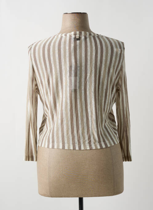 Vestă cu mâneci lungi bej FRED SABATIER femeie