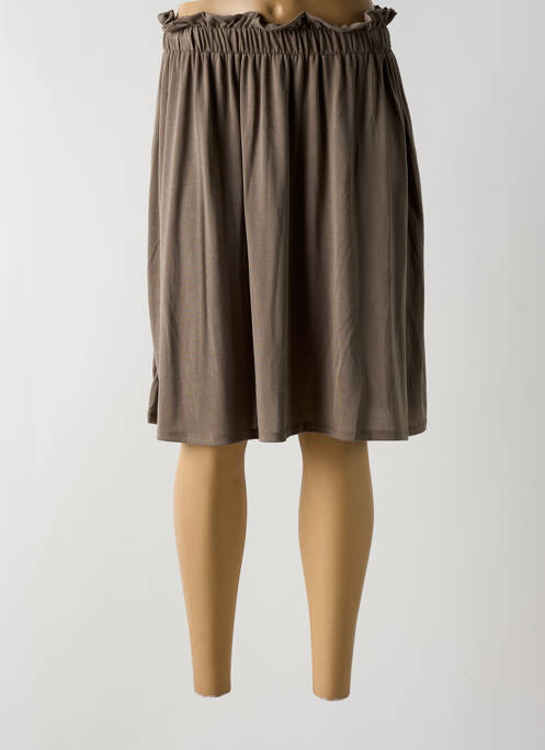 Fustă midi maro FELINO femeie