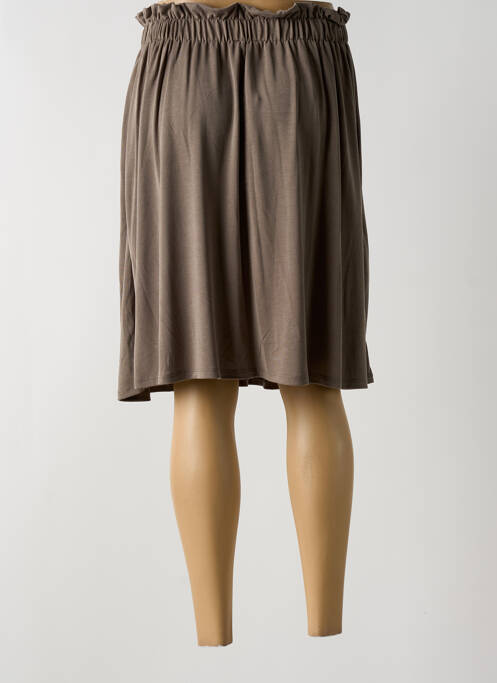 Fustă midi maro FELINO femeie