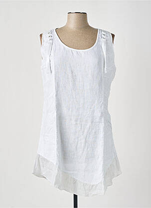 Tunică fără mâneci alb FRED SABATIER femeie