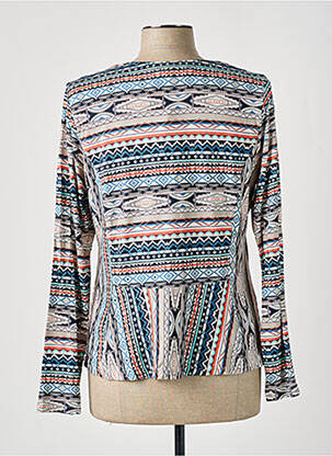 Jachete casual guler rotund albastru POUSSIERE D'ETOLE femeie