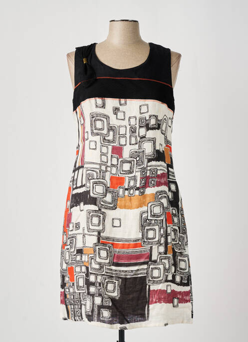 Rochie midi bej GUY DUBOUIS femeie