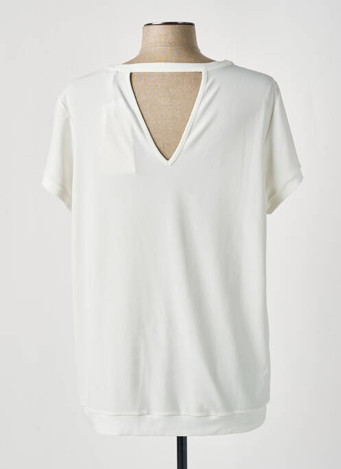 Tricou elasticitate mâneci scurte bej FRED SABATIER femme