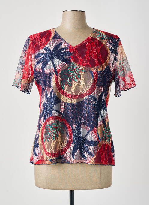 Top roșu GEVANA femeie