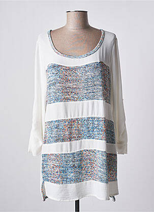 Tunică mâneci lungi alb DECA femeie