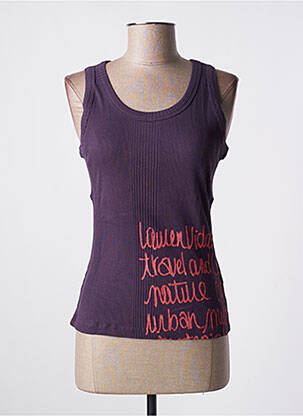 Top violet LAUREN VIDAL femeie