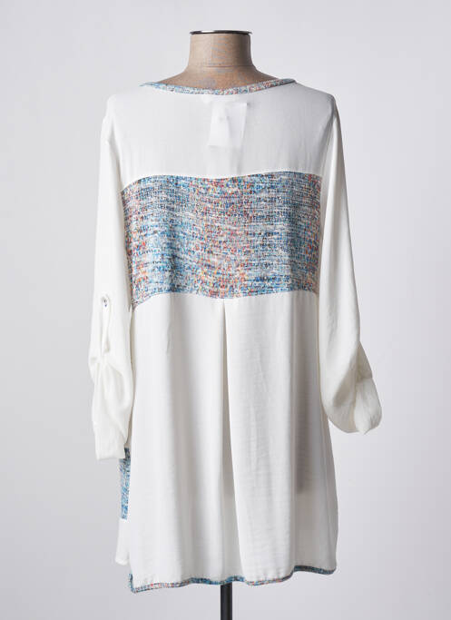 Tunică mâneci lungi alb DECA femeie