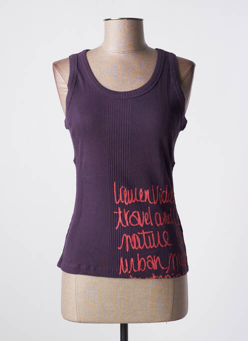 Top violet LAUREN VIDAL femeie