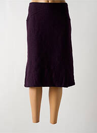 Fustă midi talie cu cleme violet WEINBERG femme