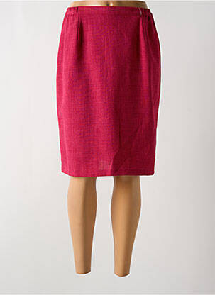 Fustă midi roșu JEAN DELFIN femeie