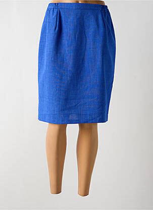 Fustă midi albastru JEAN DELFIN femeie