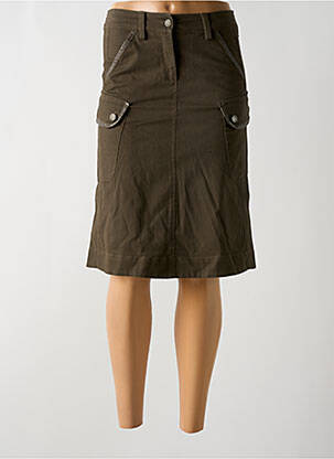 Fustă midi verde ISABEL DE PEDRO femeie