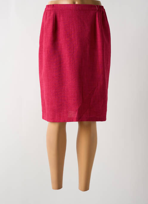 Fustă midi roșu JEAN DELFIN femeie