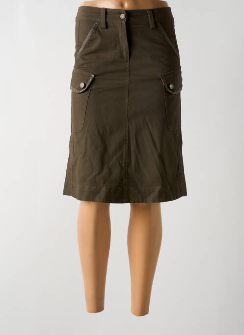 Fustă midi verde ISABEL DE PEDRO femeie