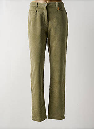 Pantalon slim verde MAT DE MISAINE femeie