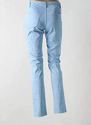 Pantalon slim țesătură poplin mărime normală albastru COWEST femeie