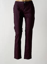Pantalon slim elasticitate mărime normală violet AKELA KEY femeie