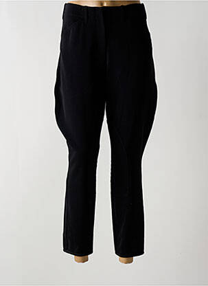 Pantalon 7/8 talie înaltă talie înaltă negru ZAPA femeie
