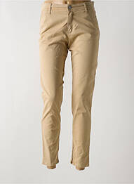 Pantalon 7/8 elasticitate mărime normală bej COWEST femme