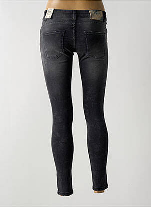 Blugi skinny elasticitate talie joasă gri BSB femeie